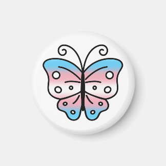 Transgender-Stolz-Schmetterlingsmagnet Magnet