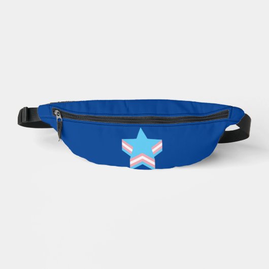 Transgender Stolz Sterne Bauchtasche (Vorderseite)