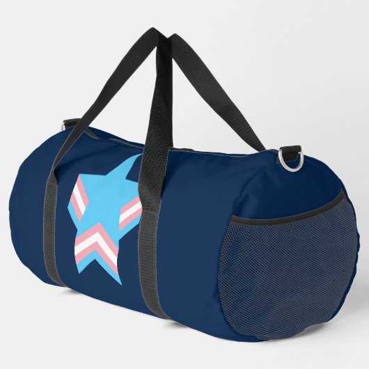 Transgender Stolz Sterne Duffle Bag (Rechte Ecke)