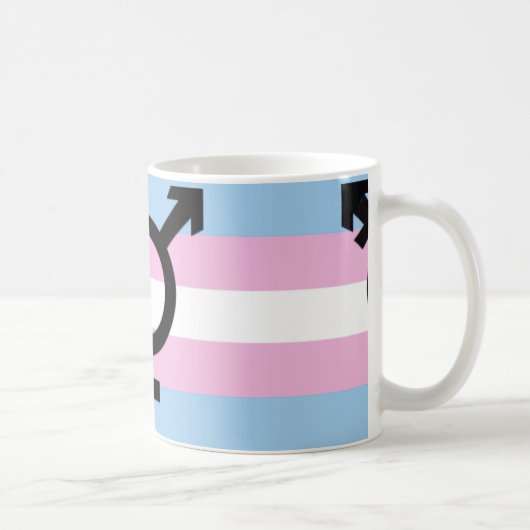 Transgender-Stolz-Tasse Kaffeetasse (Rechts)