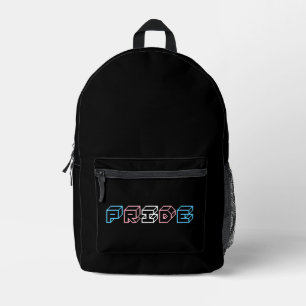 Transgender-Stolz-Textschild Bedruckter Rucksack
