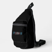 Transgender-Stolz-Textschild Crossbody Bag (Rechte Ecke)