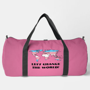 Transgender-Stolz-Weltkarte Duffle Bag