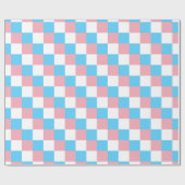 Transgender-Stolzfarben Geschenkpapier (Flach)