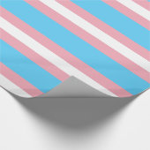 Transgender-Stolzflagge Geschenkpapier (Ecke)