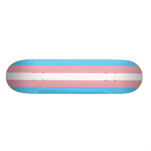 Transgender-Stolzflagge - LGBT-Regenbogen Skateboard