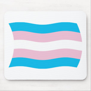 Transgender-Stolzflagge-Mauspad Mousepad