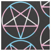 transgender Stolzflagge Pentagramm transgender Stoff (Nahaufnahme)