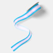 Transgender-Stolzflagge Satinband (Rückseite)
