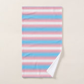 Transgender-Stolzflaggen-Musterdesign Badhandtuch Set (Handtuch)
