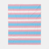Transgender-Stolzflaggen-Musterdesign Fleecedecke (Vorderseite)