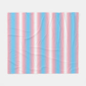 Transgender-Stolzflaggen-Musterdesign Fleecedecke (Vorderseite (Horizontal))