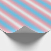 Transgender-Stolzflaggen-Musterdesign Geschenkpapier (Ecke)