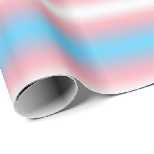 Transgender-Stolzflaggen-Musterdesign Geschenkpapier (Rolleneckpunkt)
