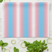 Transgender-Stolzflaggen-Musterdesign Geschirrtuch (Gefaltet)