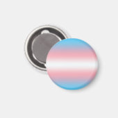 Transgender-Stolzflaggen-Musterdesign Magnet (Vorderseite/Rückseite)