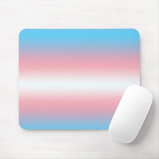 Transgender-Stolzflaggen-Musterdesign Mousepad (Mit Mouse)