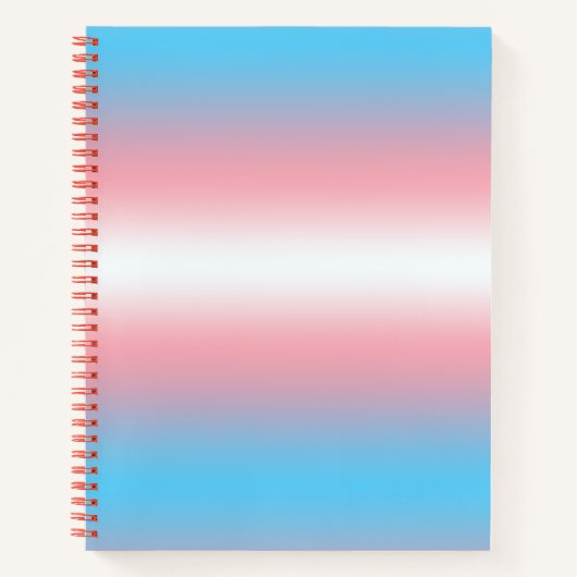 Transgender-Stolzflaggen-Musterdesign Notizblock (Vorderseite)