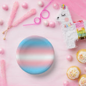 Transgender-Stolzflaggen-Musterdesign Pappteller (Party)