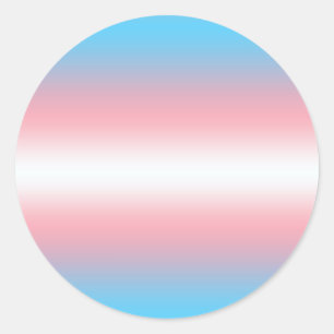 Transgender-Stolzflaggen-Musterdesign Runder Aufkleber