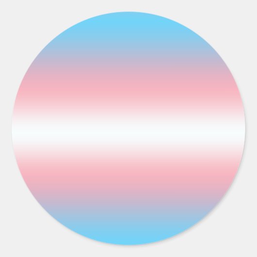 Transgender-Stolzflaggen-Musterdesign Runder Aufkleber (Vorderseite)