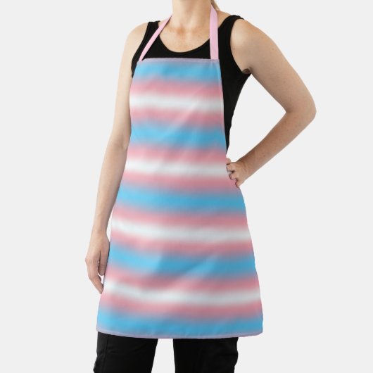 Transgender-Stolzflaggen-Musterdesign Schürze (InSitu)