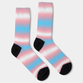 Transgender-Stolzflaggen-Musterdesign Socken (Rechts)