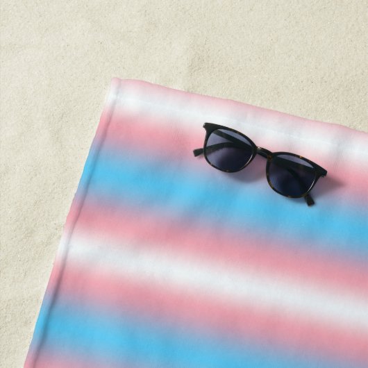 Transgender-Stolzflaggen-Musterdesign Strandtuch (Beispiel)