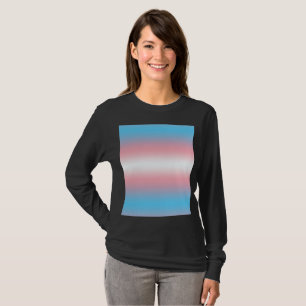 Transgender-Stolzflaggen-Musterdesign T-Shirt