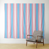Transgender-Stolzflaggen-Musterdesign Wandteppich (Beispiel (Horizontal))