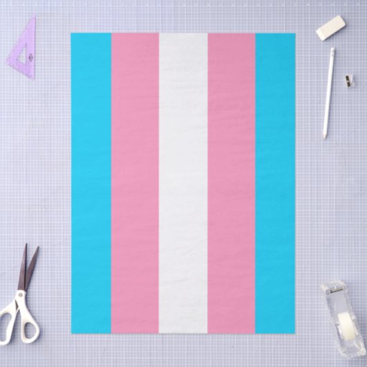  Transgender Stripes Flag Birthday Seidenpapier (Basteln)