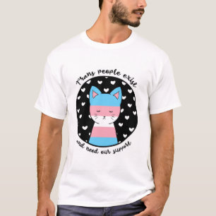 Transgender-StützMiezekatze T-Shirt