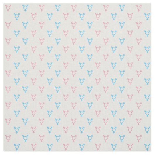 Transgender-Symbol-Muster | blau und rosa Stoff (Muster)