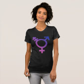 Transgender-Symbol T-Shirt (Vorne ganz)