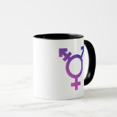 Transgender-Symbol Tasse (VorderseiteRechts)