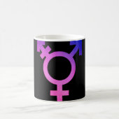 Transgender-Symbol-Tasse Kaffeetasse (Mittel)