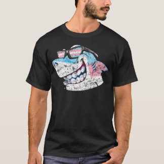 Transgender Trans Lgbt Stolz Rechte Hai T-Shirt