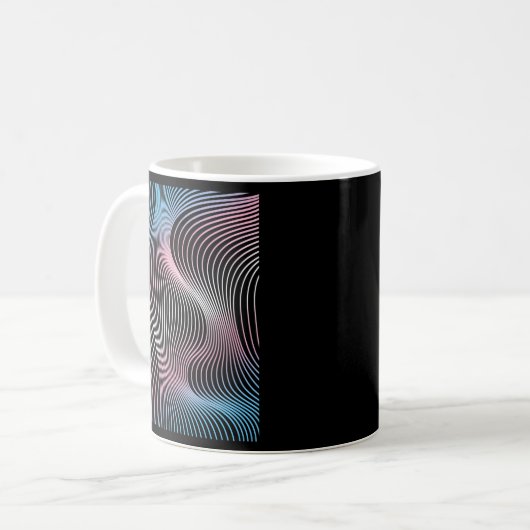 Transgender Trans Pride Kaffeetasse (Vorderseite Links)