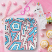 Transgender Trans Pride Moderne Geometrie Abstrakt Pappteller (Party)