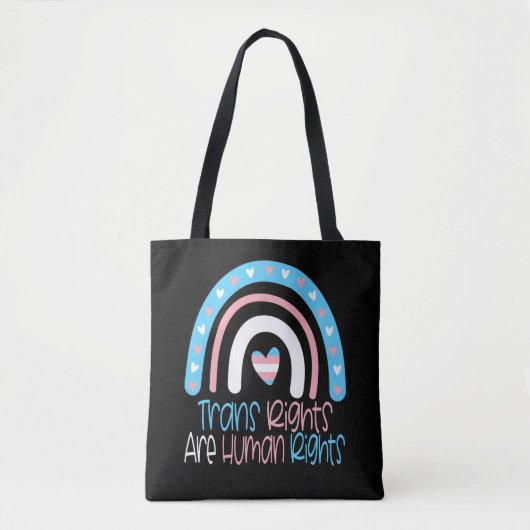Transgender Trans Rights Ally Pride Monatsspende Tasche (Vorderseite)