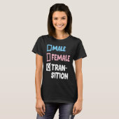 Transgender-Übergang T-Shirt (Vorne ganz)