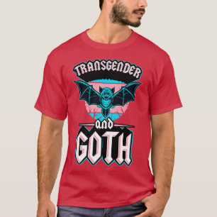 Transgender und Goth Gothic EMO BAT Pride LGBTQ Ha T-Shirt