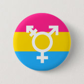Transgender und Pan-Stolz-Flaggen-Knopf Button (Vorderseite)