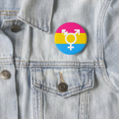 Transgender und Pan-Stolz-Flaggen-Knopf Button (Beispiel)