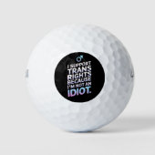 Transgender-Unterstützung für alle Trans-Pride-Fla Golfball (Vorderseite)