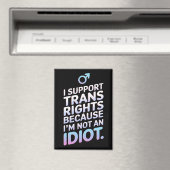 Transgender-Unterstützung für alle Trans-Pride-Fla Magnet (In Situ (Geschirrspüler))