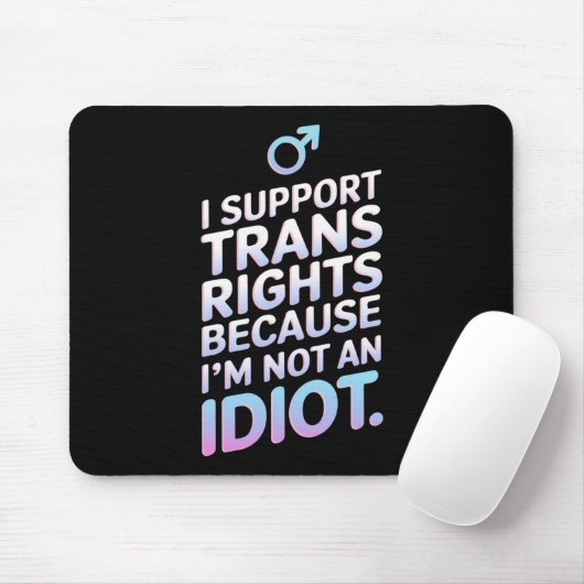 Transgender-Unterstützung für alle Trans-Pride-Fla Mousepad (Mit Mouse)