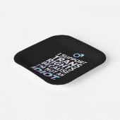 Transgender-Unterstützung für alle Trans-Pride-Fla Pappteller (Gewinkelt)