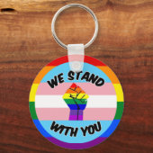Transgender-Unterstützung Schlüsselanhänger (Vorderseite)