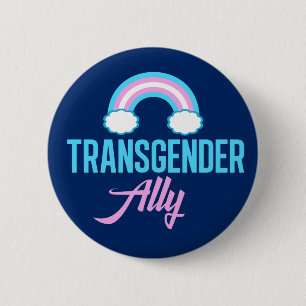 Transgender-Verbündeter Button